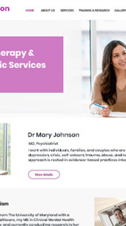 More Psychiatrist Website Templates